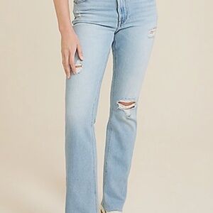 Distressed Light Blue Women's Jeans